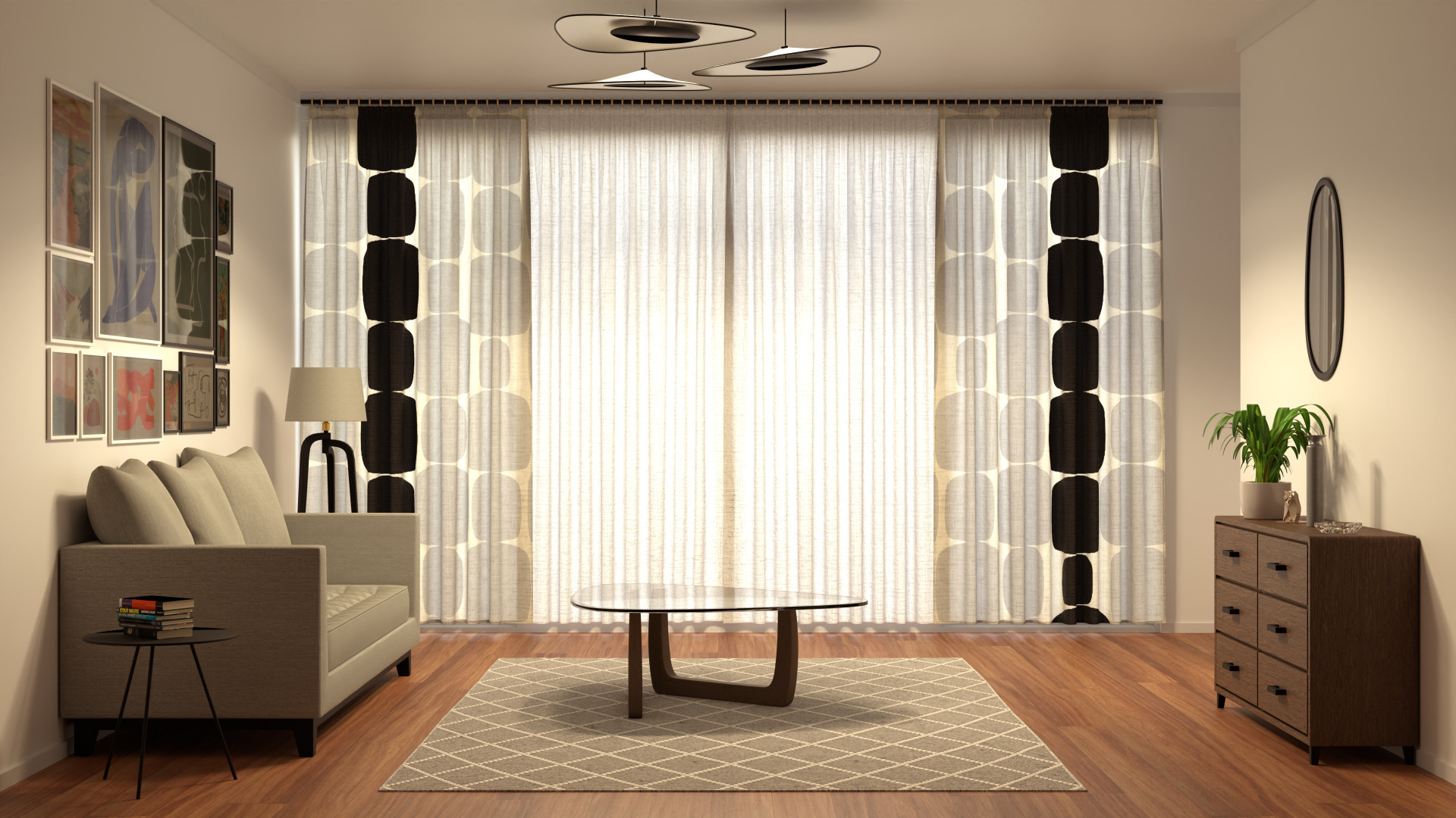 Realistic Livingroom, Blender Cycles